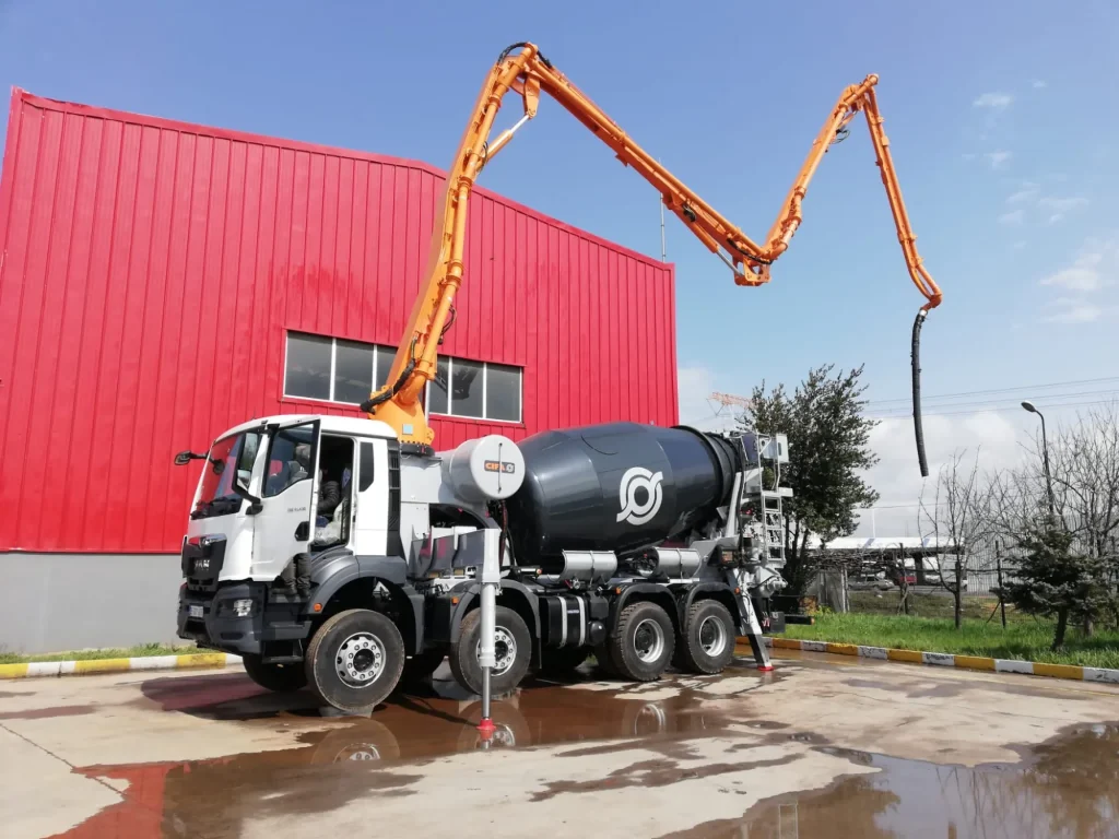 Mikserli Beton Pompası MK28-5" PB808
