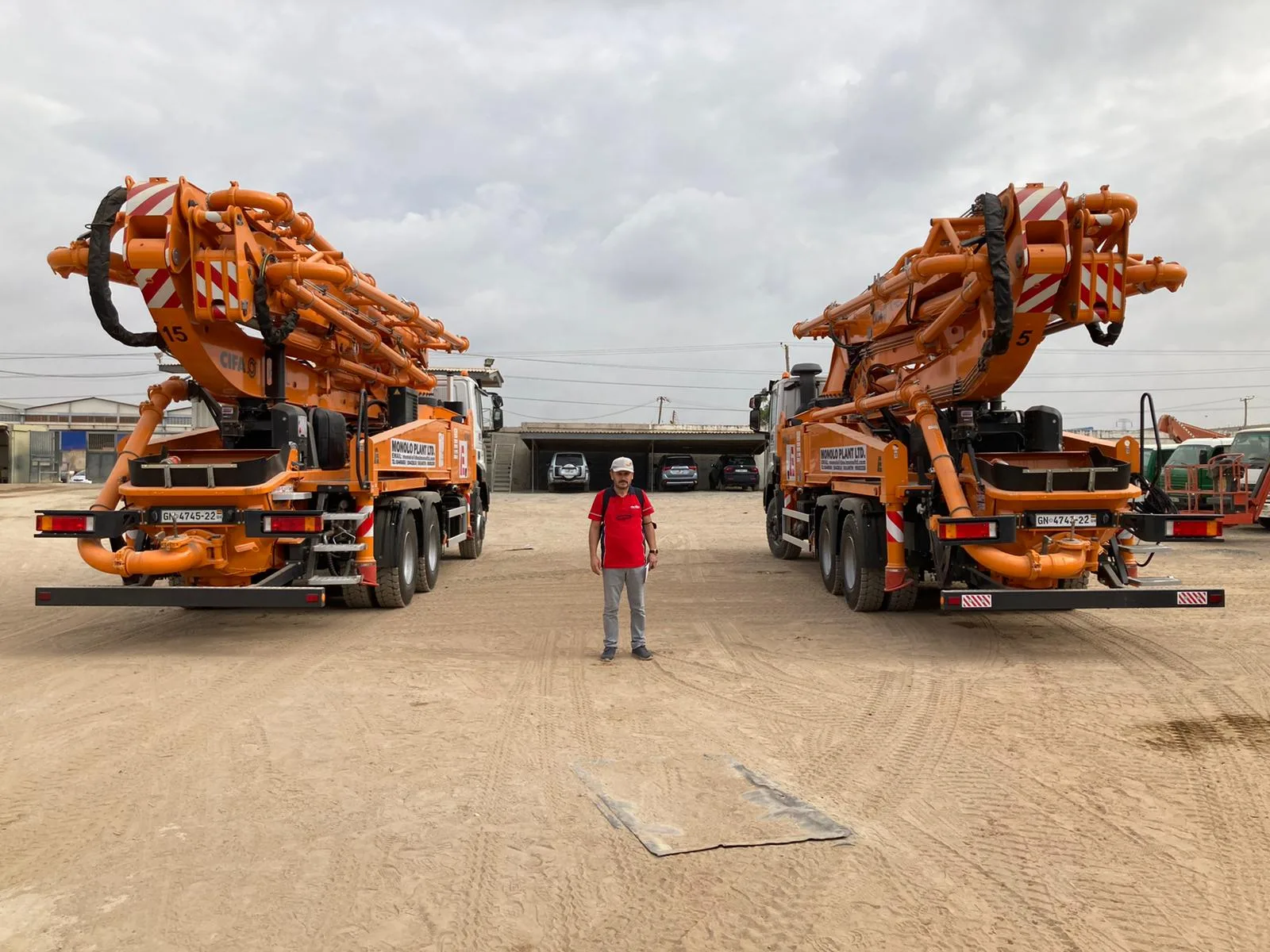 CIFA K42L HP1606H Steeltech – Delivery to Ghana