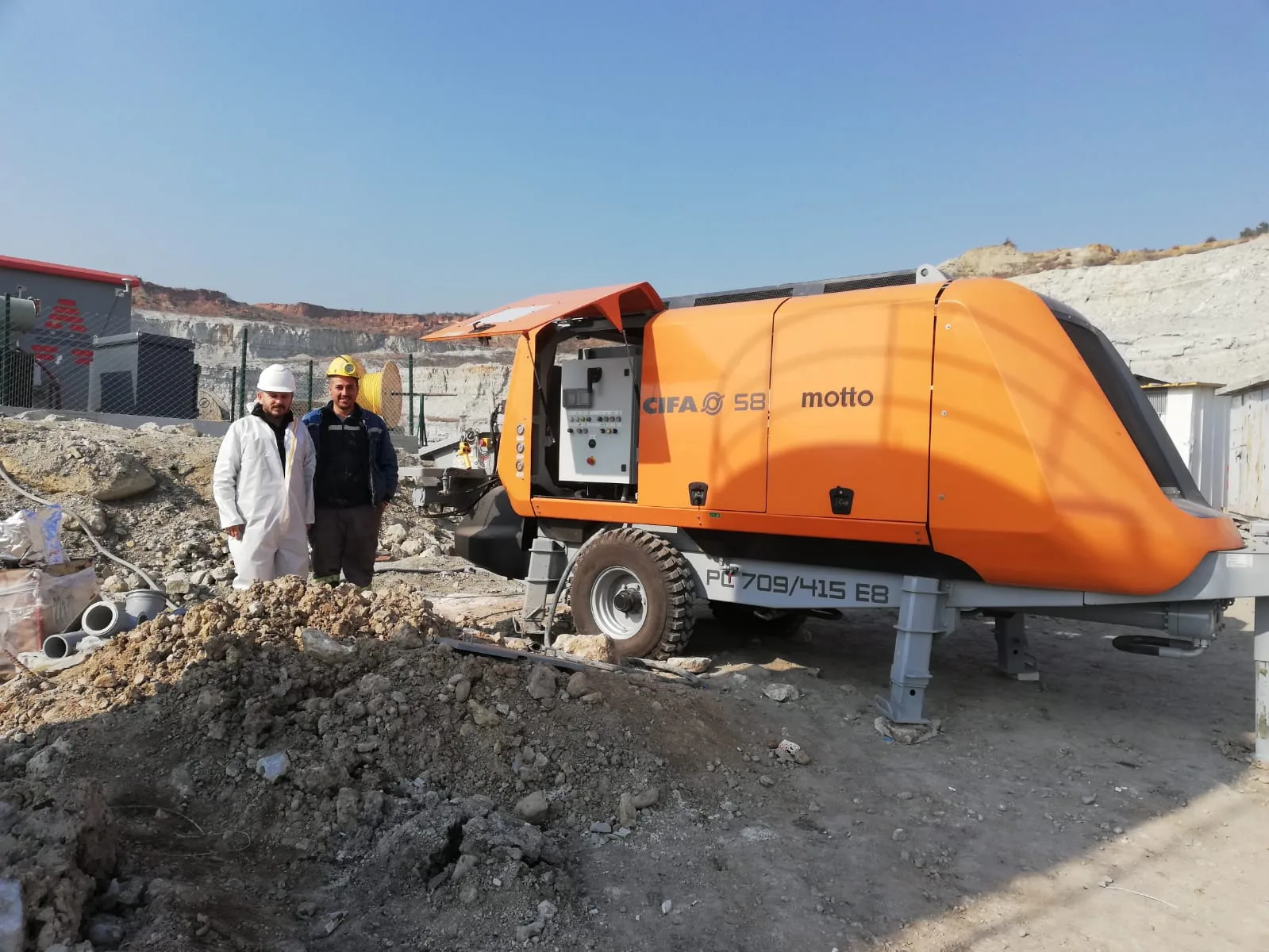 CIFA PC709/415E8 Electric Stationary Concrete Pump