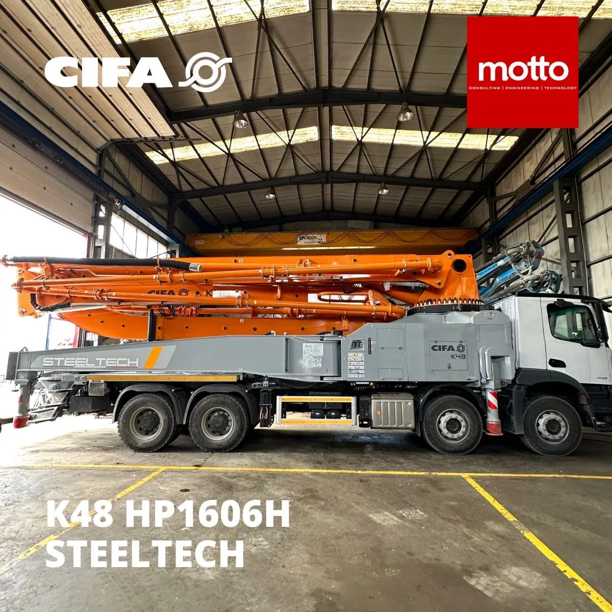 CIFA K48 XRZ Concrete Pump on the Roads of Istanbul