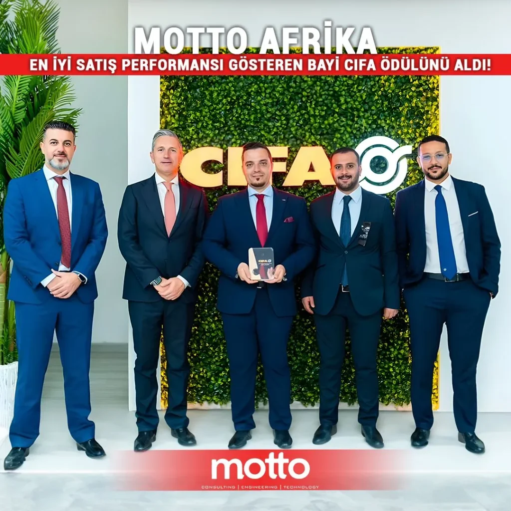 جائزة CIFA لأفضل أداء مبيعات في منطقة EMEA — Motto Africa